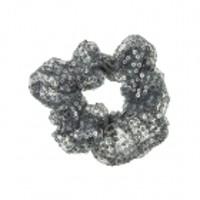 Coletero lentejuelas gris